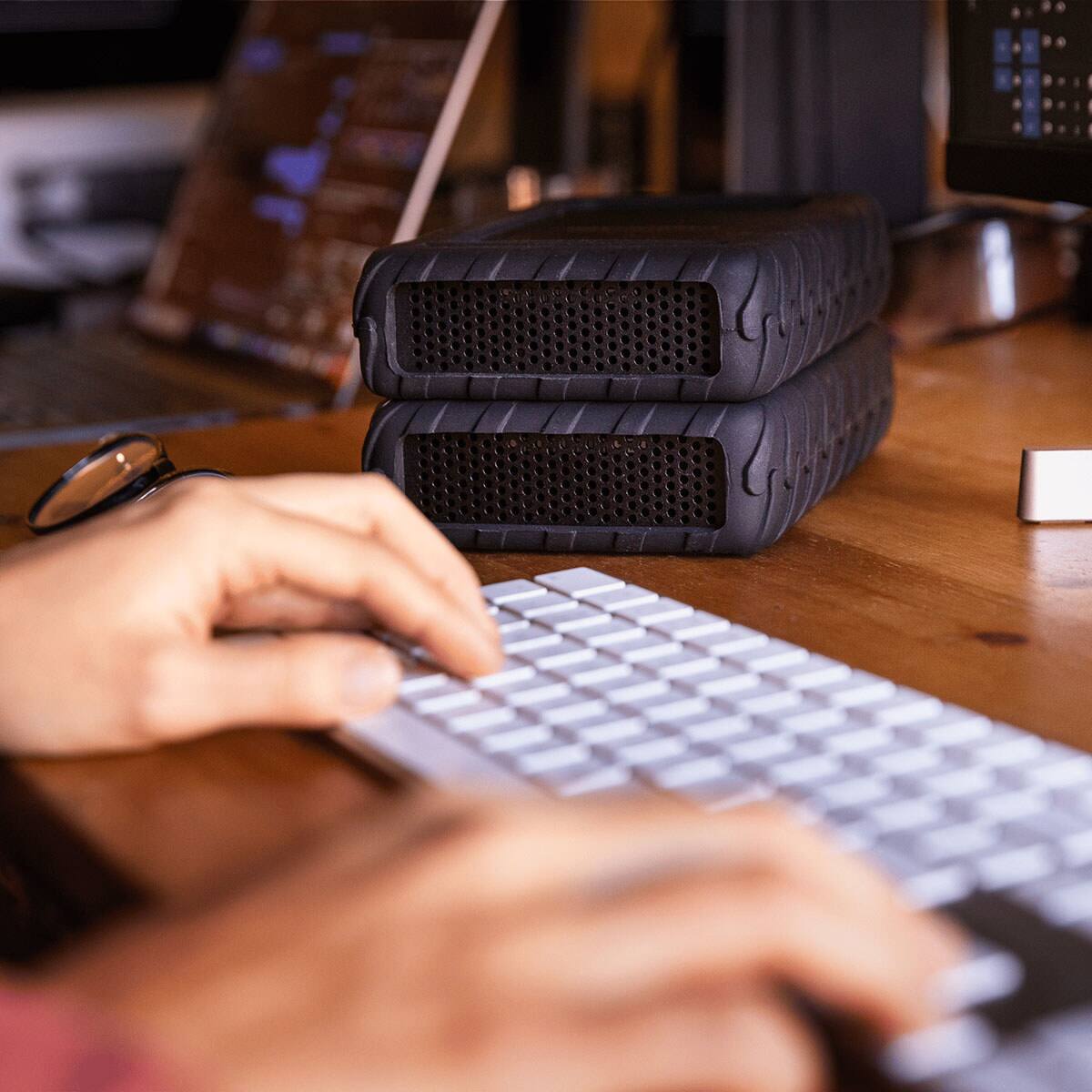 Alt View 7. Glyph Technologies - Glyph Technologies Blackbox PRO Enterprise USB-C 3.2 Gen 2 External HDD.