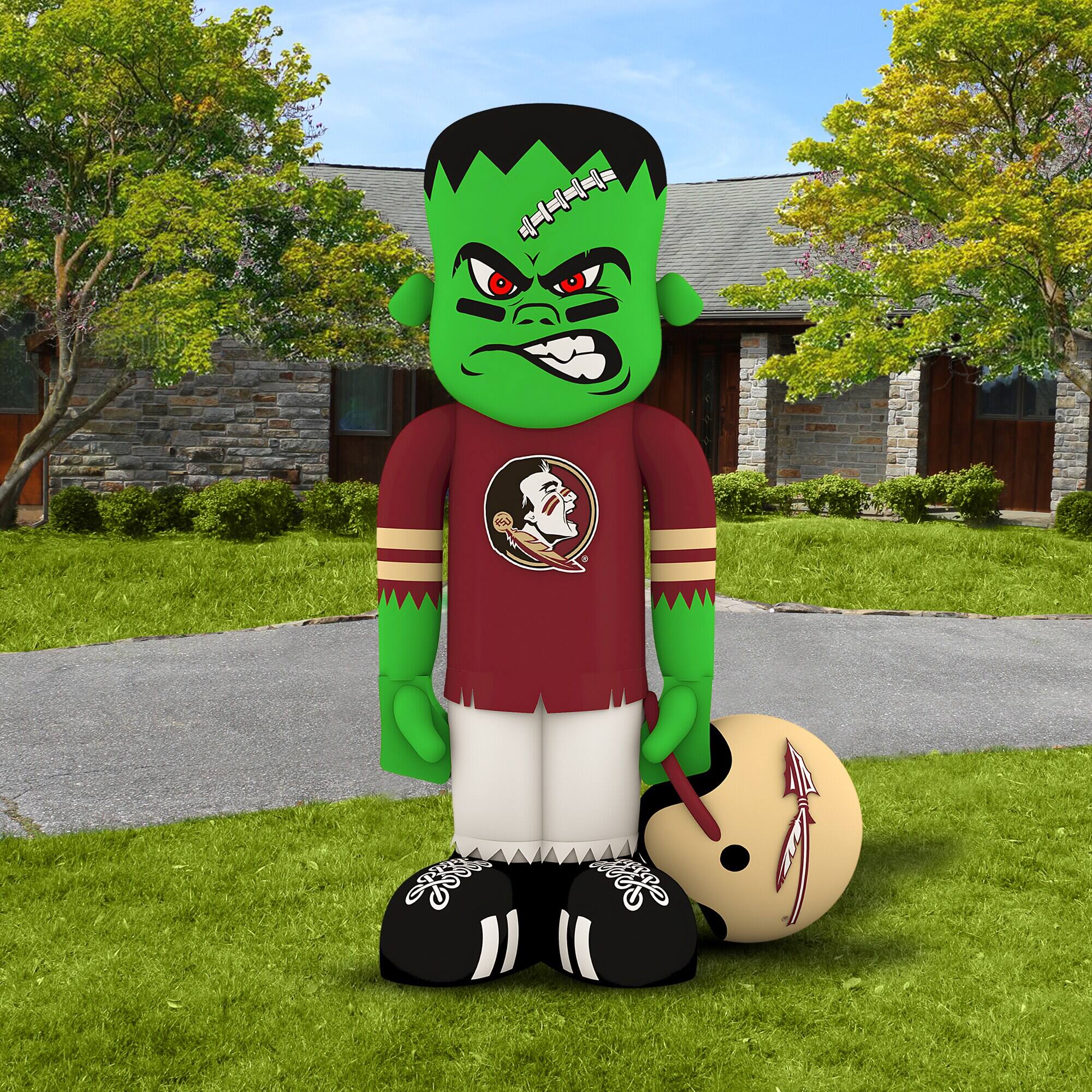 Alt View 3. Sporticulture - Florida State Seminoles Halloween Lawn Inflatable Steinbacker - Multicolor.