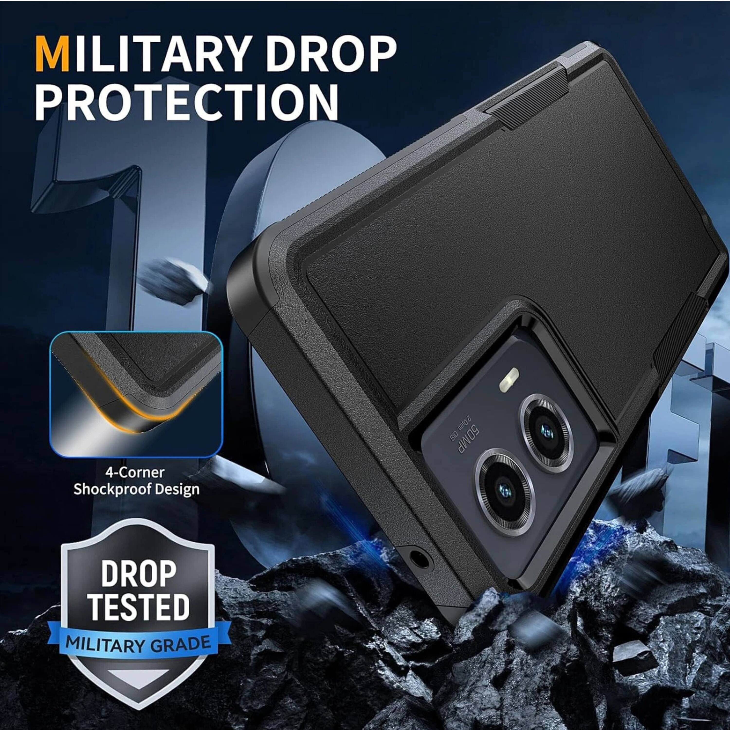 MILITARY DROP PROTECTION  
4-Corner Shockproof Design  
DROP TESTED  
MILITARY GRADE
