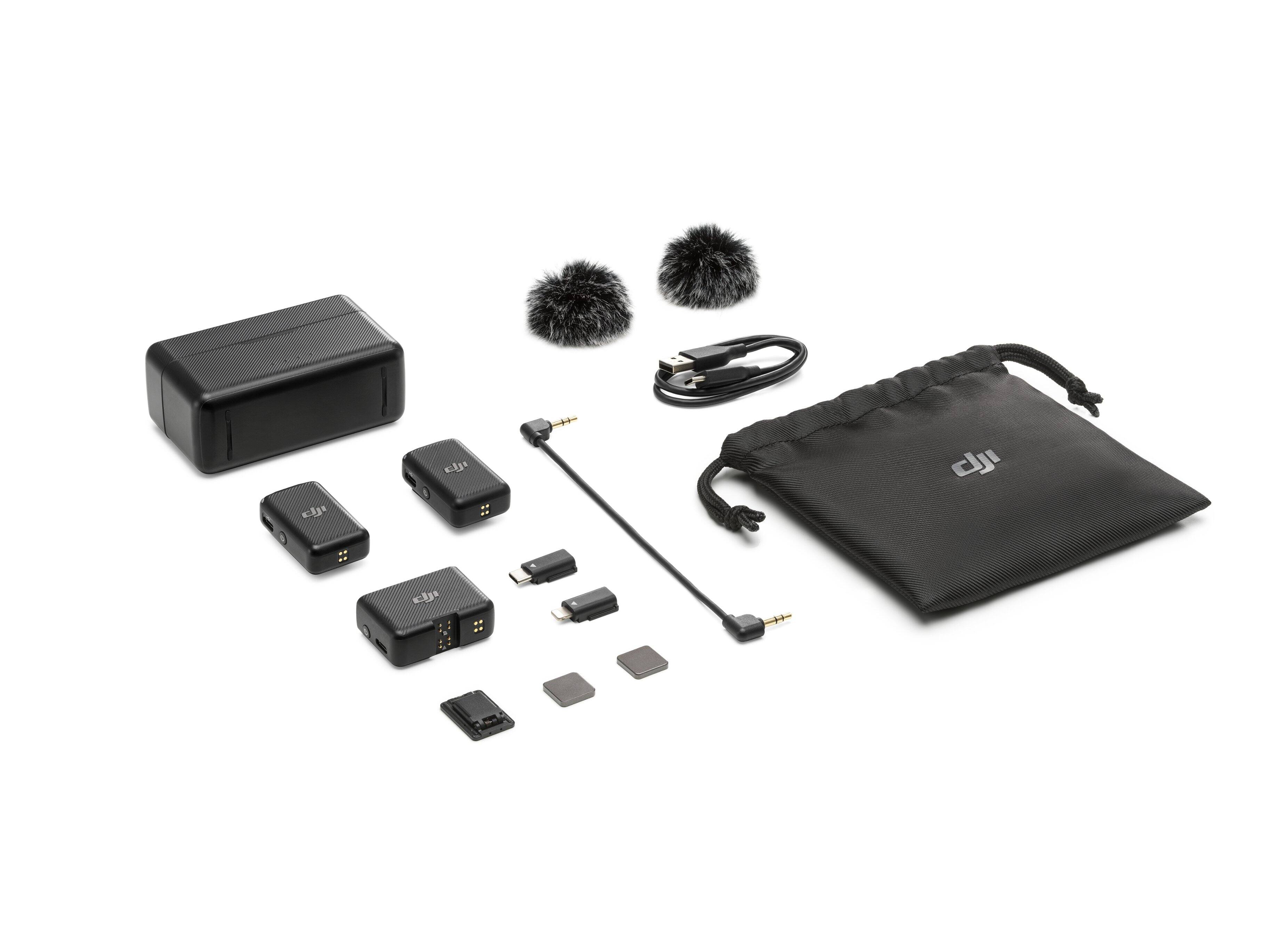 Alt View 13. DJI - Mic - Wireless Lavalier Microphone with Dual-Channel Recording.