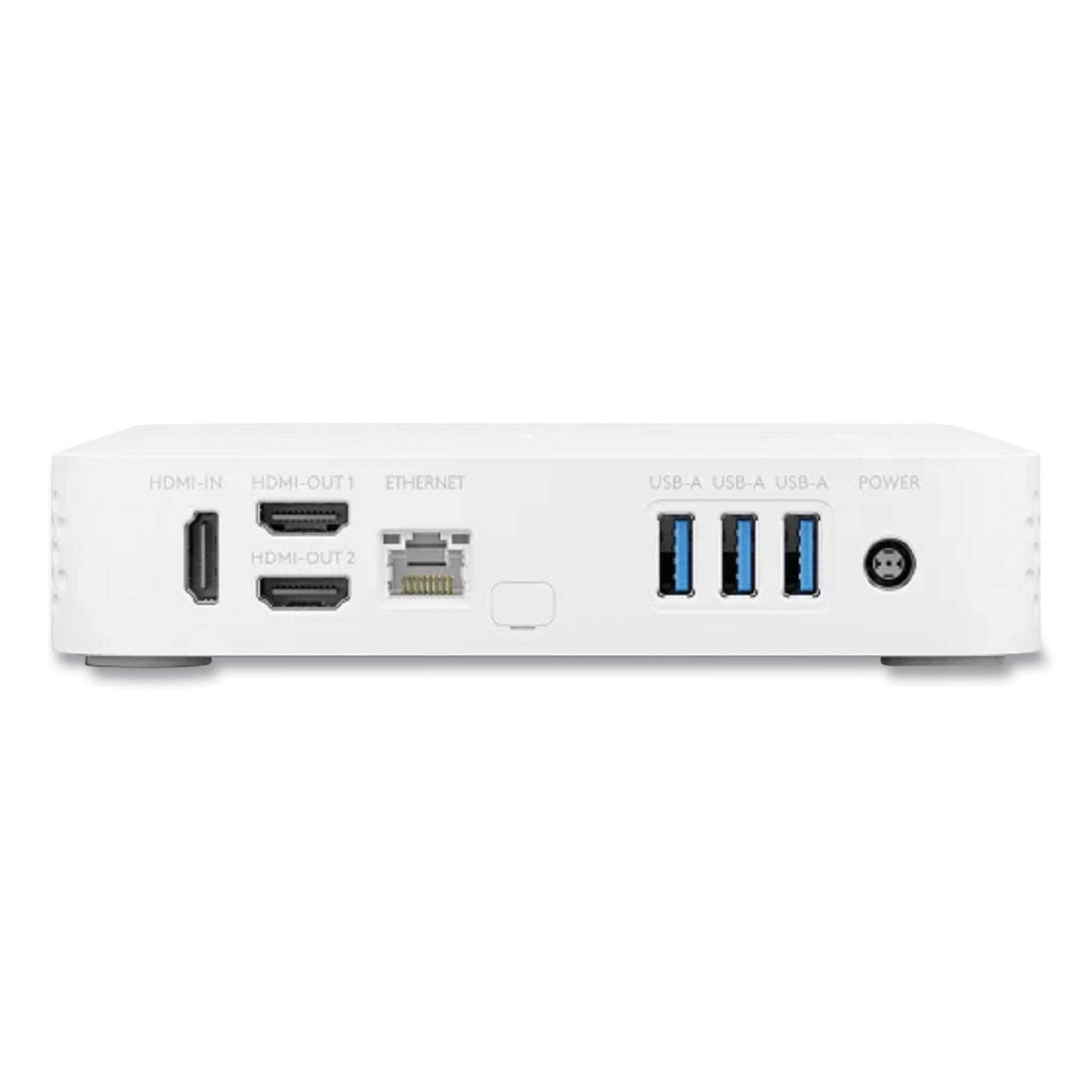 HDMI-IN  
HDMI-OUT1  
ETHERNET  
HDMI-OUT2  
USB-A USB-A USB-A  
POWER