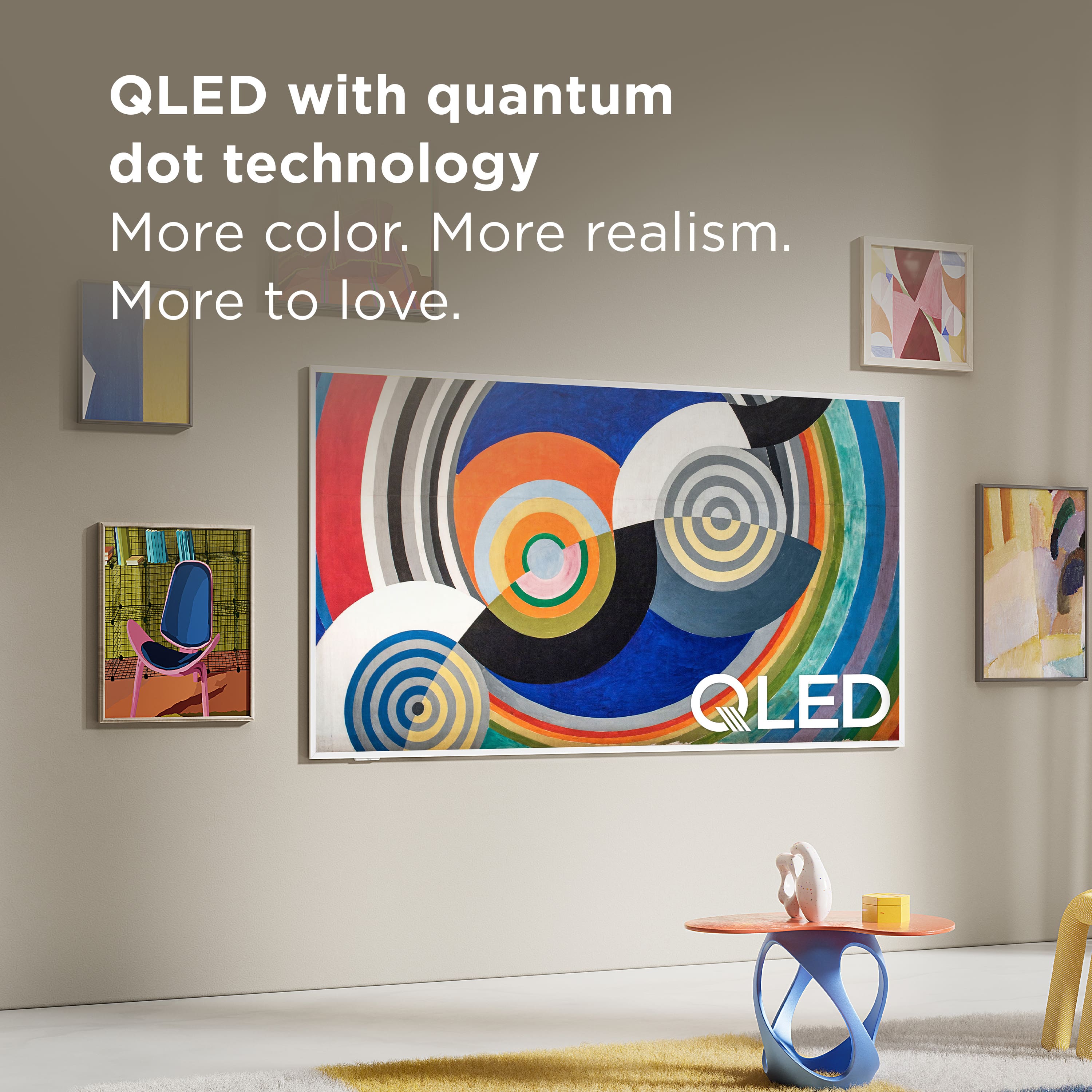 QLED with quantum dot technology More color. More realism. More to love. QLED