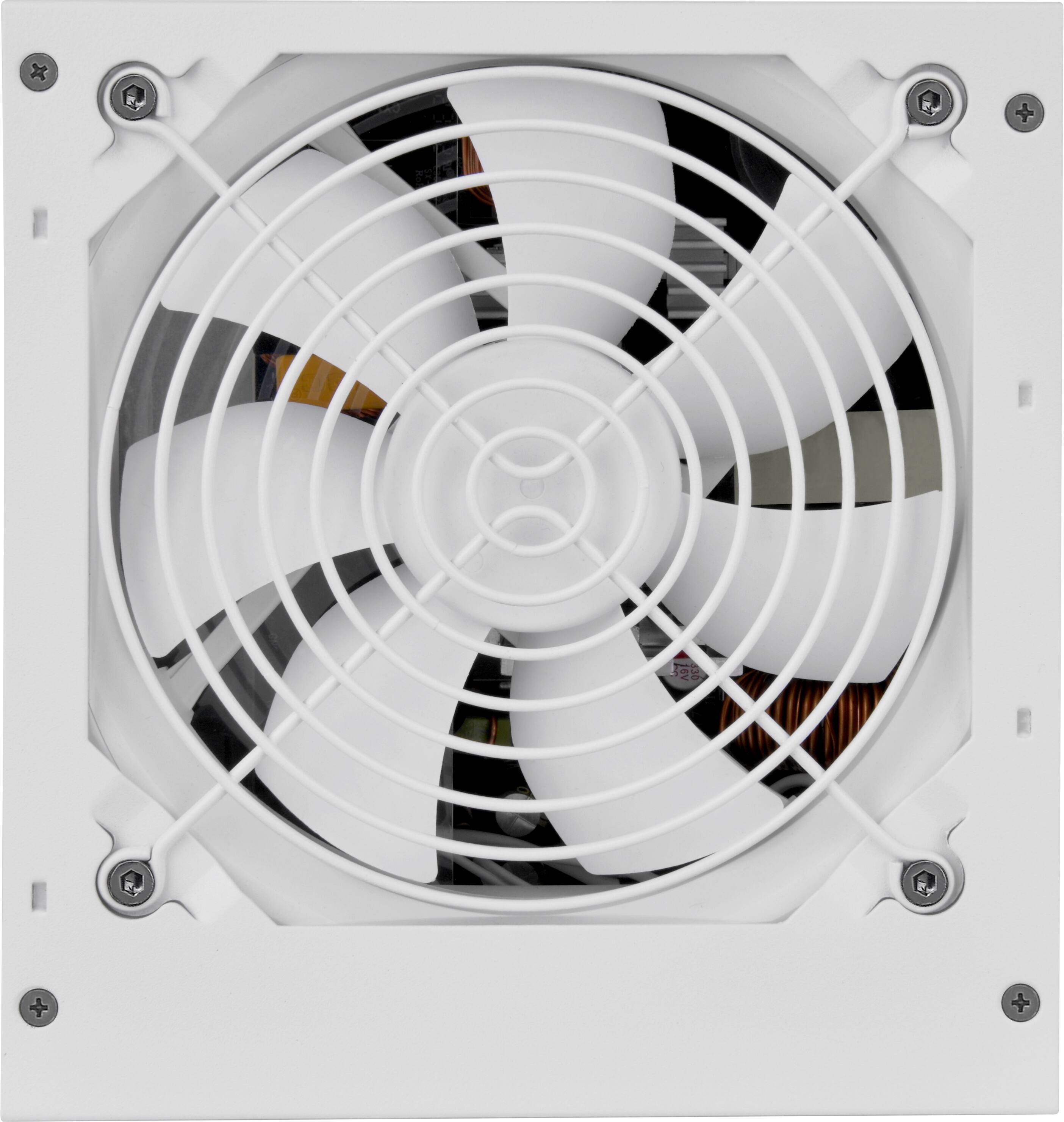 Back. Thermaltake - Smart W3 700W 80Plus Certified ATX v3.1 Spec Power Supply - Snow.