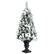 Alt View 18. Costway - 4ft Pre-lit Snowy Christmas Entrance Tree w/ White Berries & Flowers - Green/White.