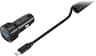 Insignia™ - 30W 4 ft. Car Charger Kit for Smartphones, Tablets and More - Black