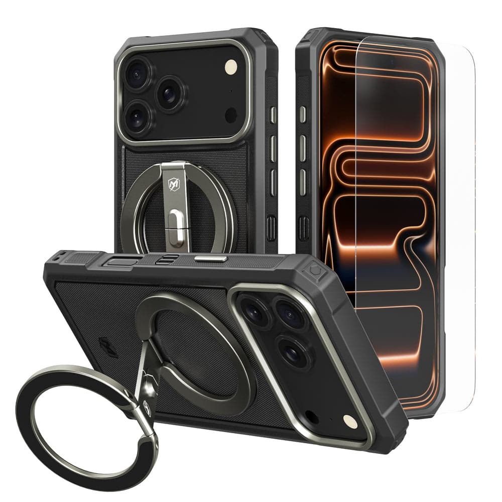 Mybat Pro - Renegade Series Case with Detachable Double-Sided Magnetic Stand for Apple iPhone 18 Pro Max / 17 Pro Max - Black