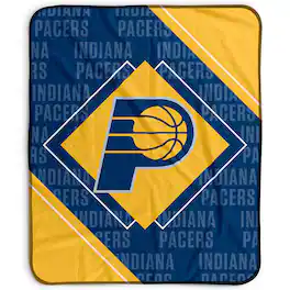 Pegasus - Indiana Pacers 50" x 60" Diamond Logo Fleece Blanket - Multicolor