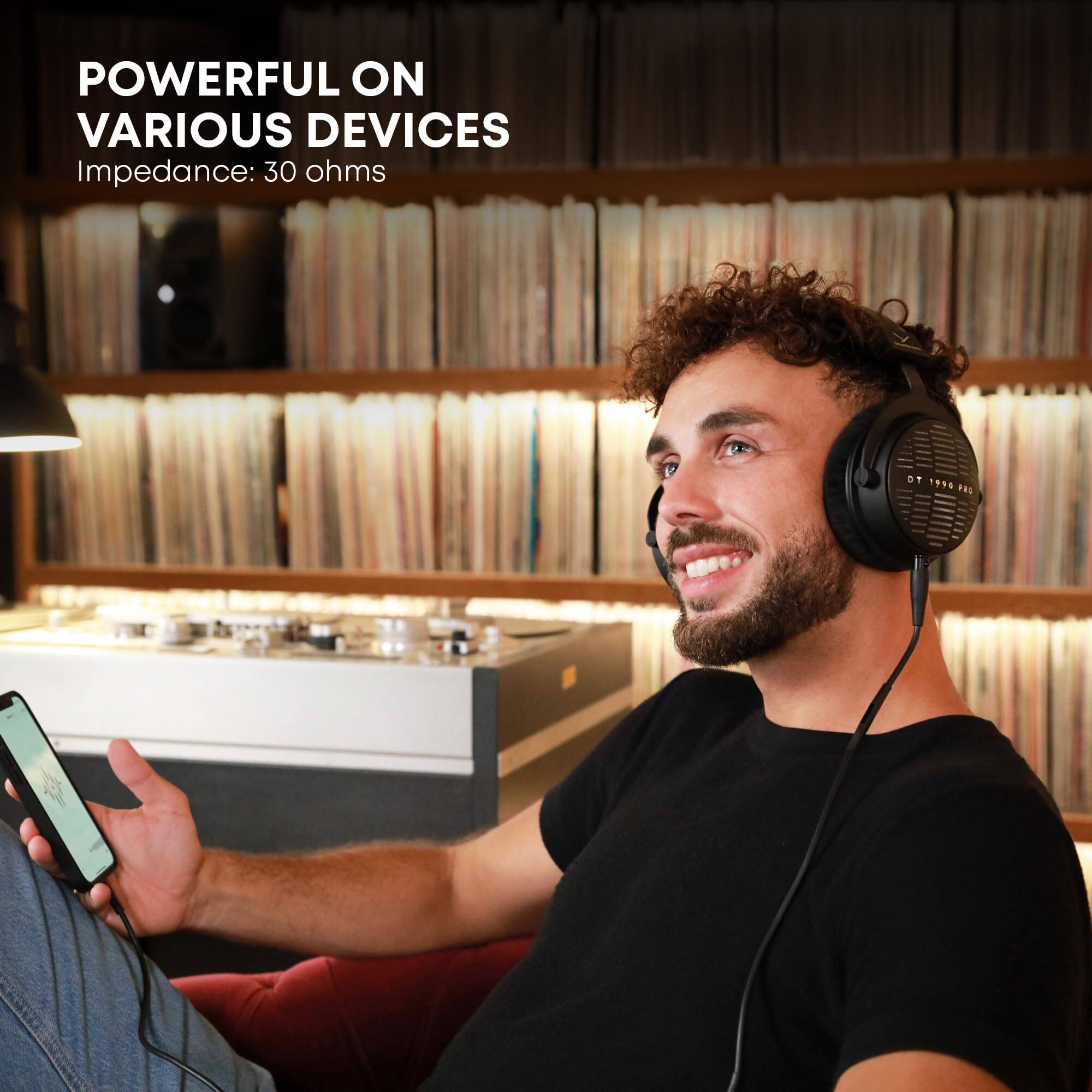 POWERFUL ON VARIOUS DEVICES  
Impedance: 30 ohms