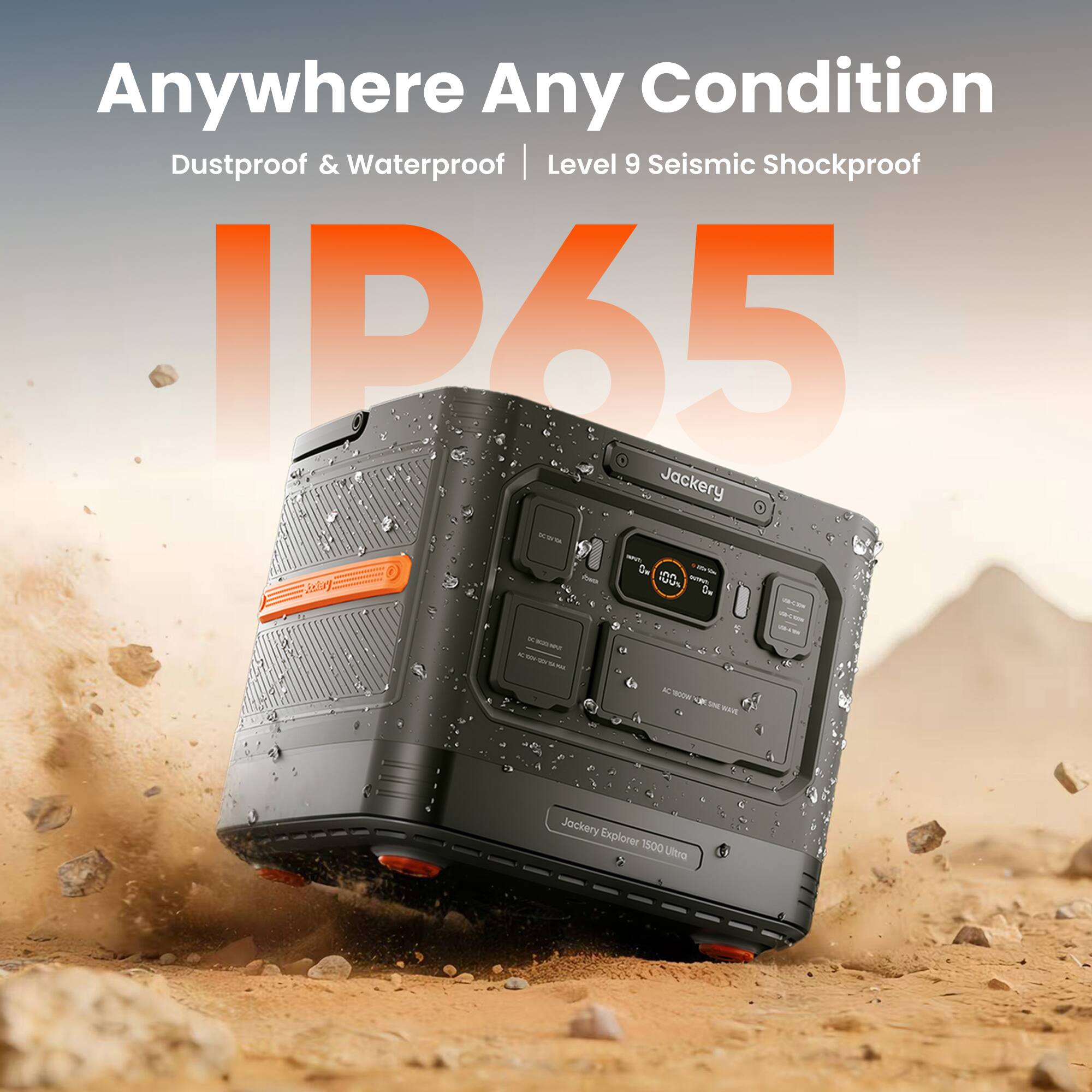 Jackery Explorer 1500 Ultra Portable Power Station (1536Wh) with