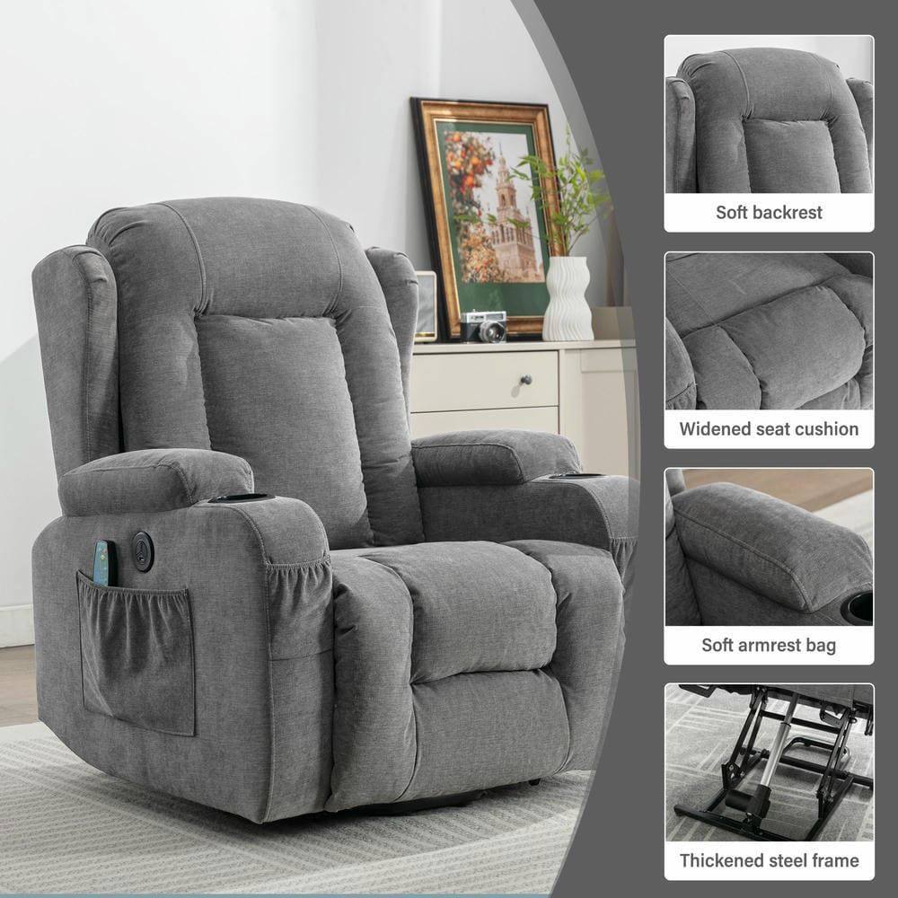 - Soft backrest
- Widened seat cushion
- Soft armrest bag
- Thickened steel frame