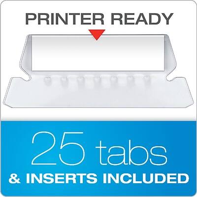 PRINTER READY

25 tabs & inserts included