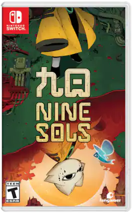 Sure, here is the corrected and grouped text from the image:
---
**Nintendo Switch**
**九魂**
**NINE SOULS**
**TEEN**
**ESRB**
**fangamer**
--- - T (Teen 13+)