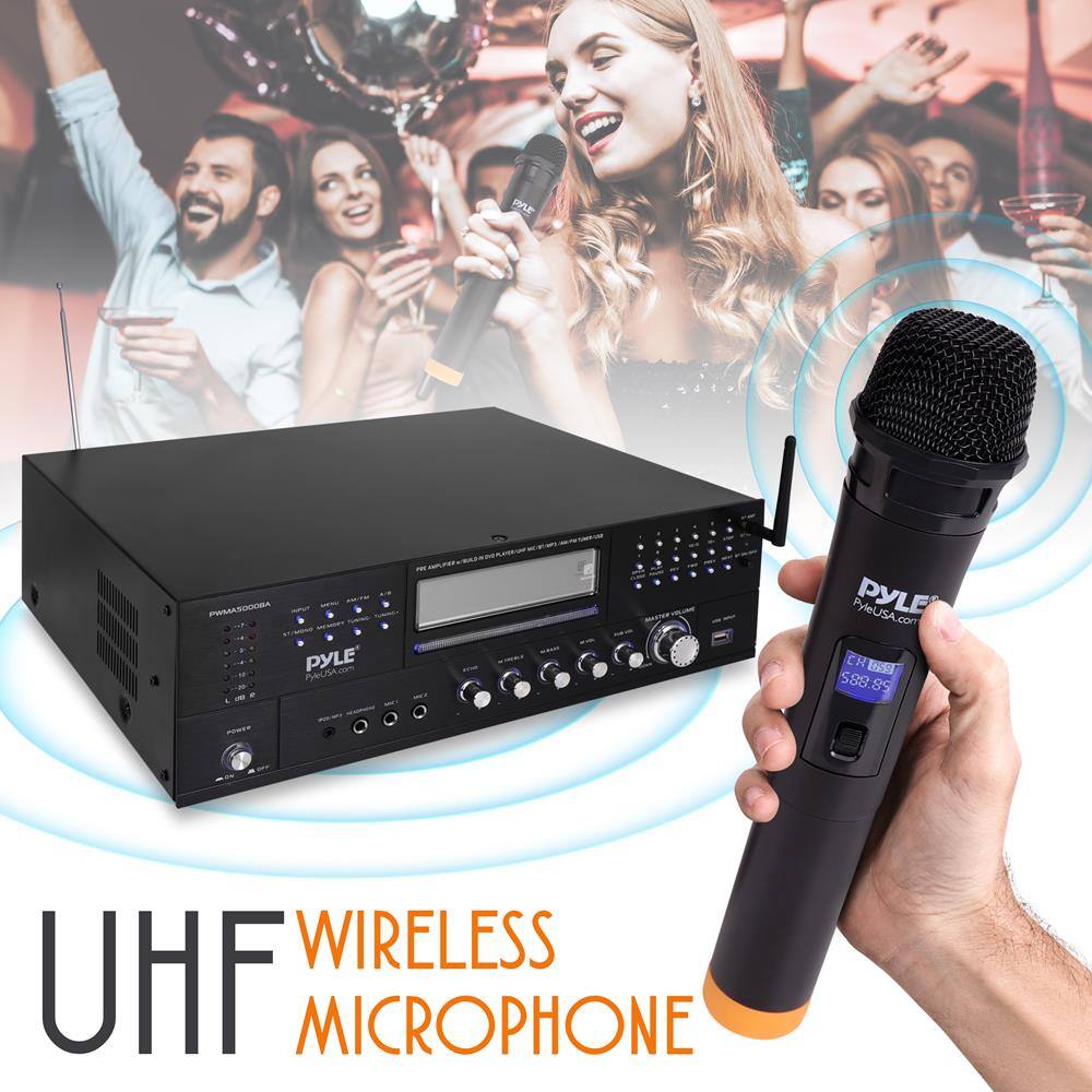 A Pyle USA.com PYLE CHB CR 58885 WIRELESS UHF MICROPHONE