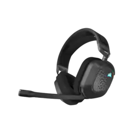 CORSAIR - HS80 v2 Max Wireless Gaming Headset with 2.4GHz + Bluetooth Simultaneous for PC, PS5, PS4, Switch, Mobile - Steel Gray