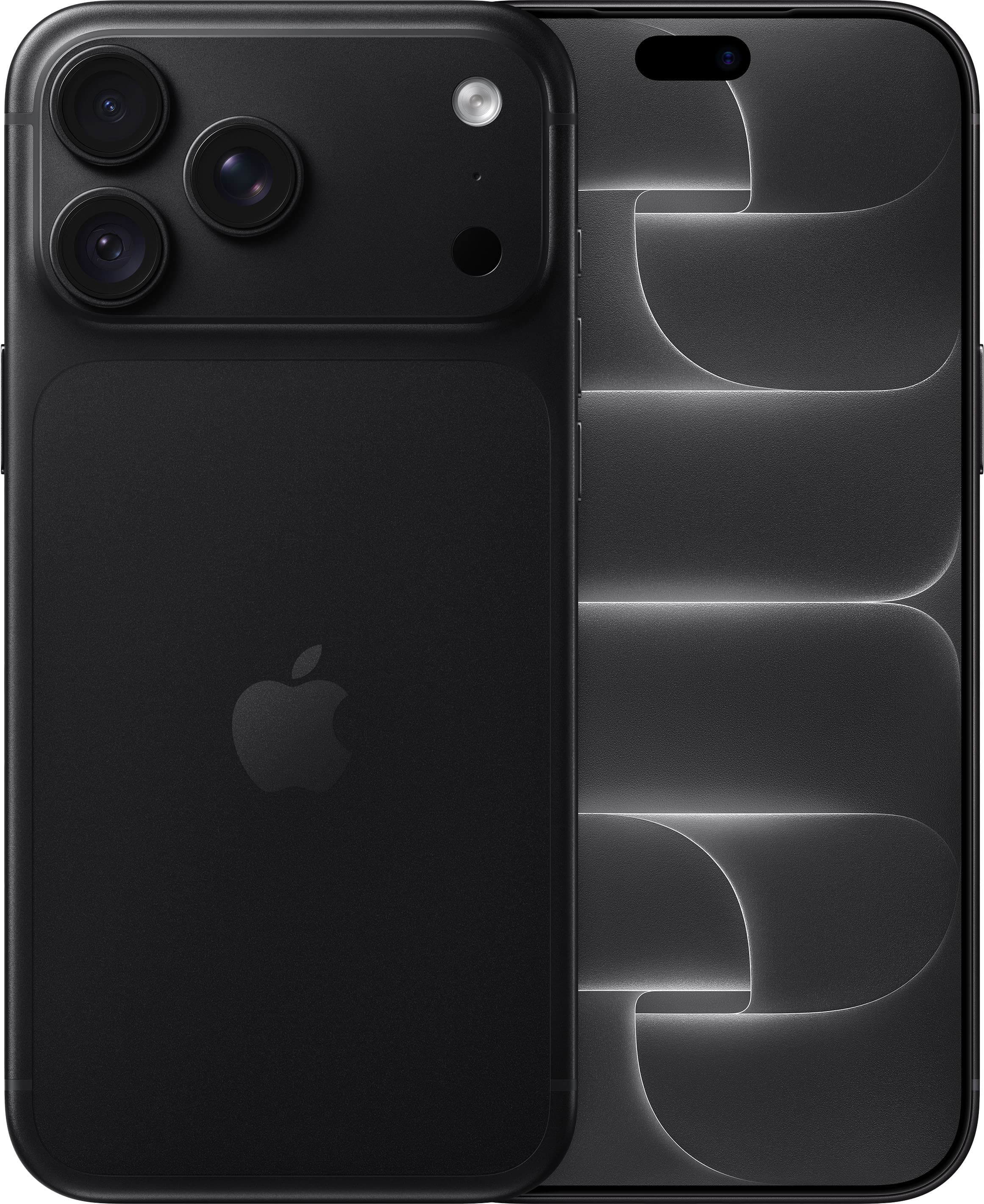 Front. Apple - iPhone 18 Pro Max 512GB - Black.