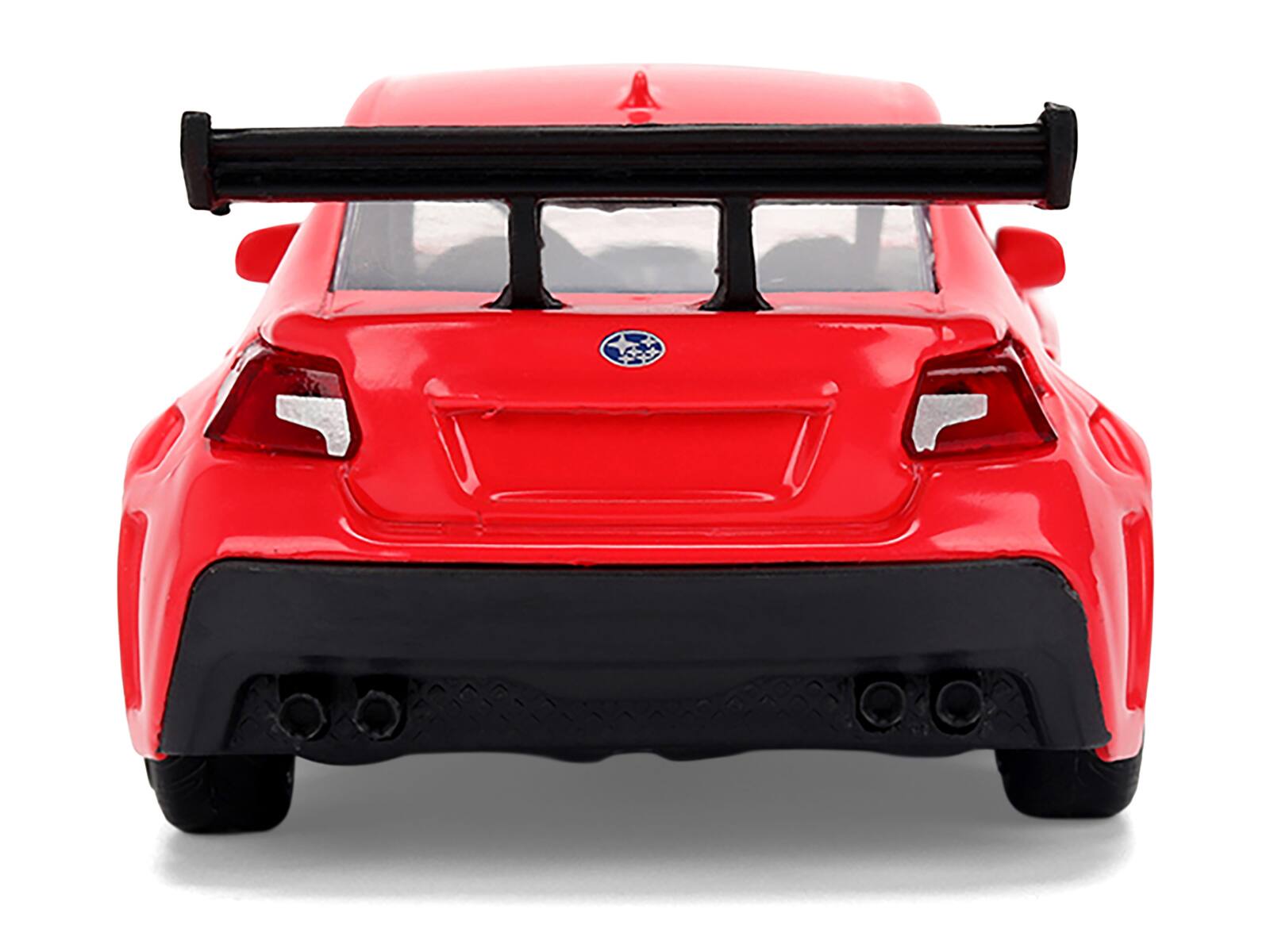 Alt View 6. Jada - 2016 Subaru WRX STI Red with "Knuckles" Graphics "Sonic the Hedgehog" (1991) Video Game 1/32 Diecast Model Car by Jada - Multicolor.
