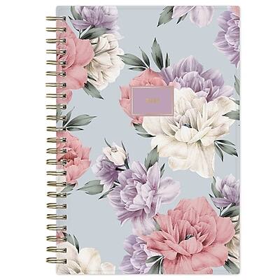 Front. Blue Sky - 2026 Blue Sky Tula Floral 5" x 8" Weekly & Monthly Planner, Plastic Cover (143974-26) - Multicolored.