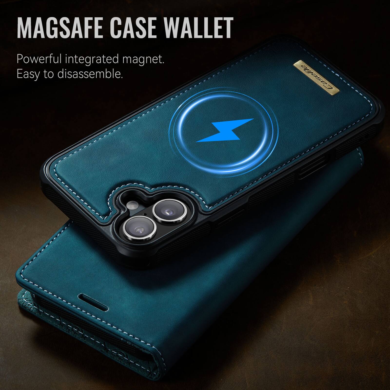 MAGSAFE CASE WALLET

Powerful integrated magnet.  
Easy to disassemble.