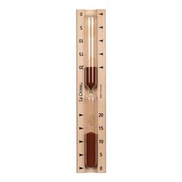 La Crosse Technology - Sauna Tall Beech Wood Hourglass Timer - White beechwood