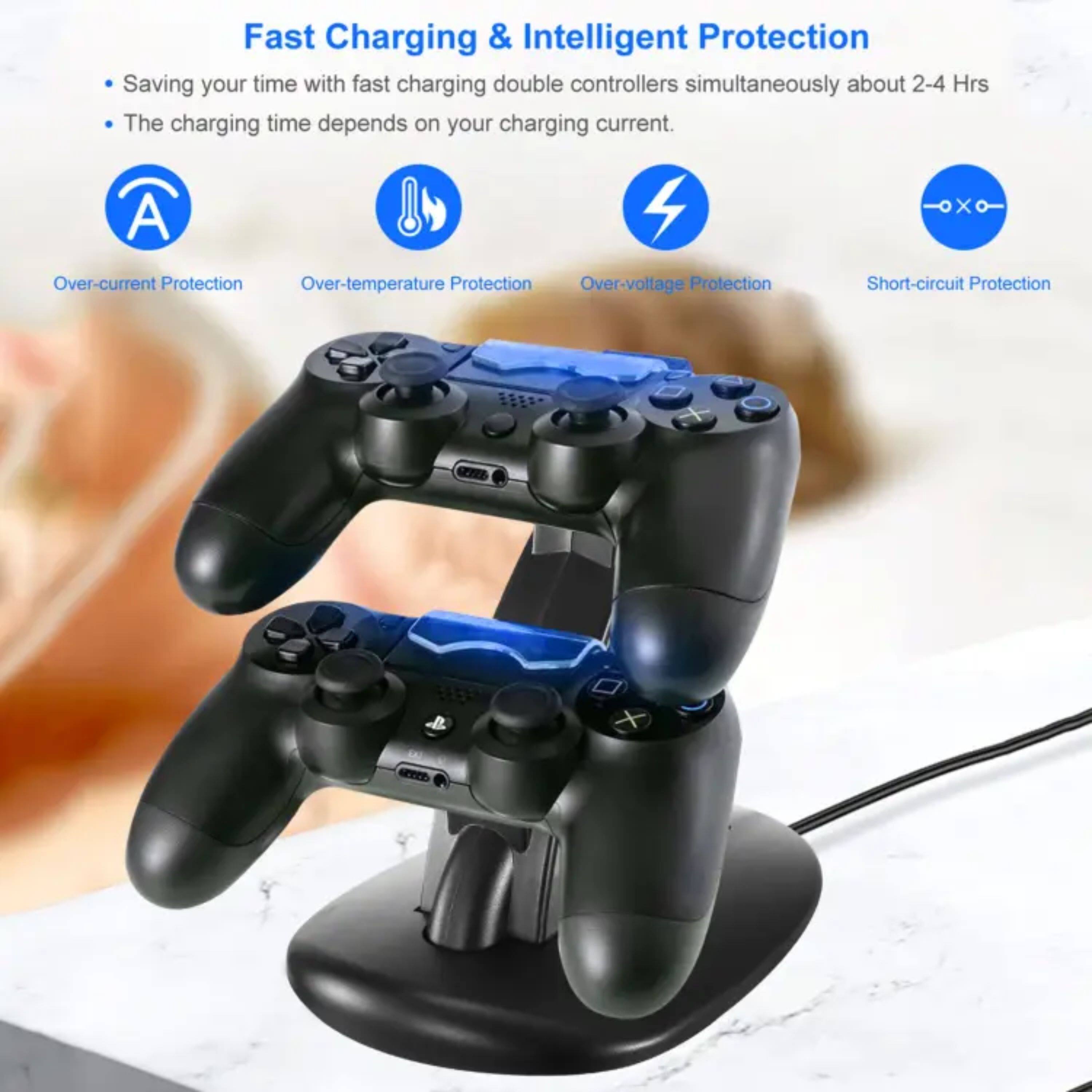 Fast Charging & Intelligent Protection

- Saving your time with fast charging double controllers simultaneously about 2-4 Hrs
- The charging time depends on your charging current.

Over-current Protection  
Over-temperature Protection  
Over-voltage Protection  
Short-circuit Protection