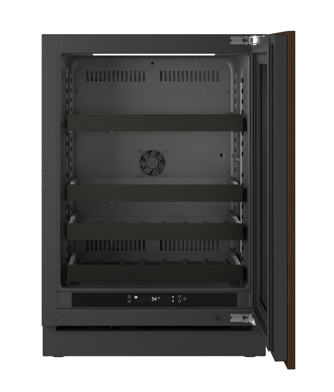 Alt View 1. U-Line - U-Line 24"W. 5.1 Cu.Ft. Built-In Beverage Center - Panel Ready - Integrated Solid.