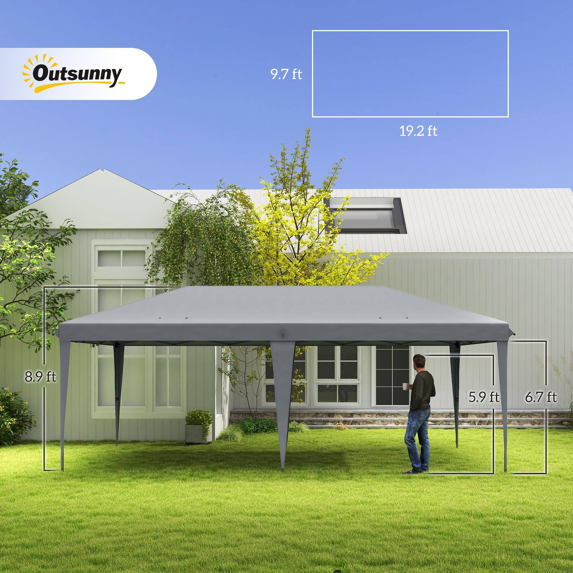Outsunny

9.7 ft  
19.2 ft  
8.9 ft  
5.9 ft  
6.7 ft