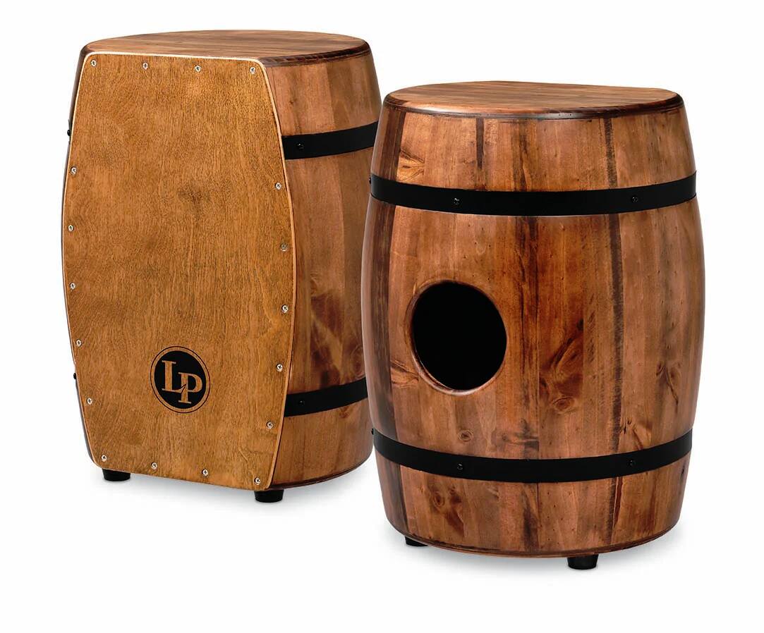 Angle. Latin Percussion - Stave Cajon Drum New Zealand Pine Deep Bass Tone.
