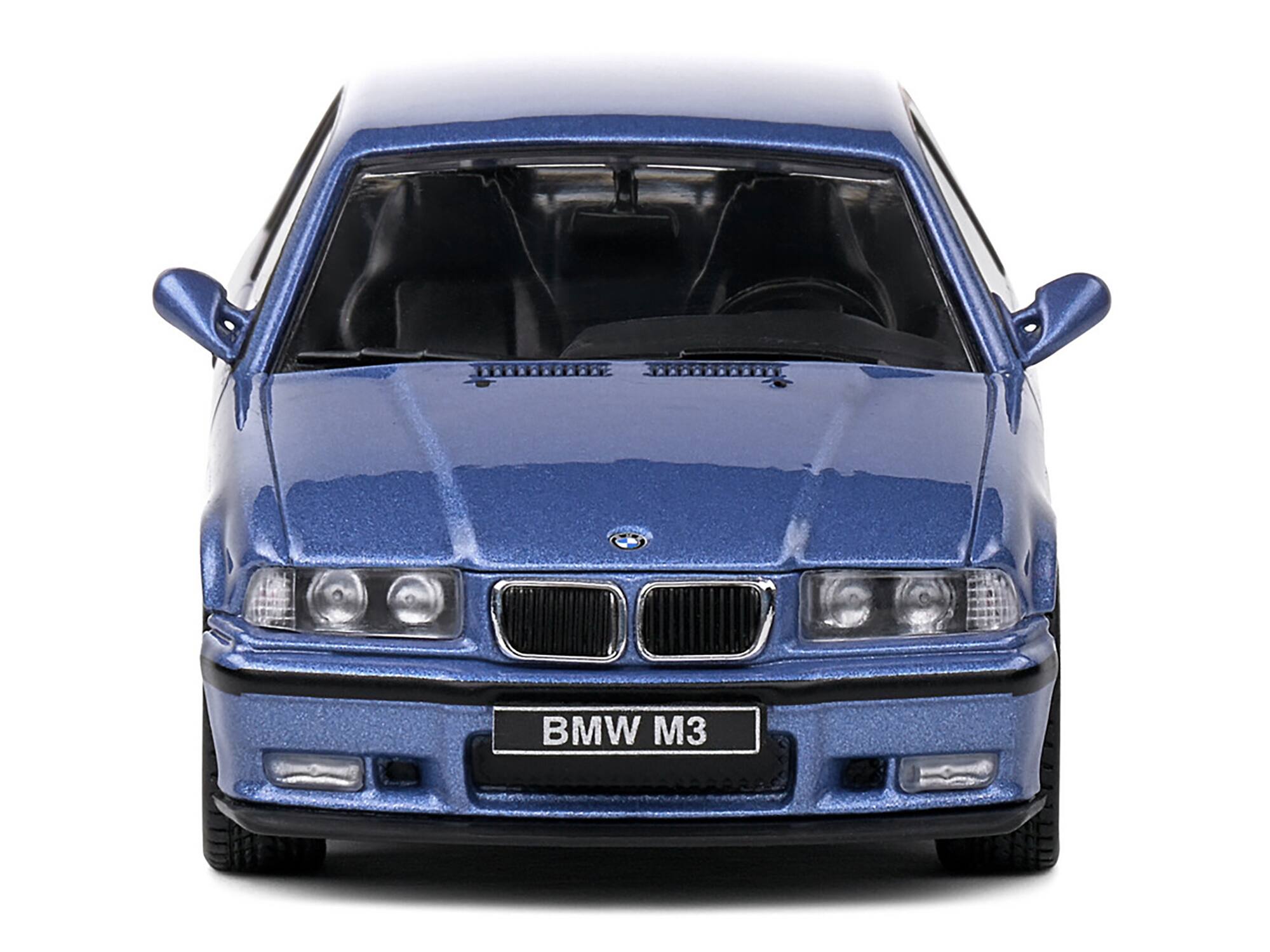 Miniature Voiture BMW E36 M3 Coupé Estoril Blue 1999, échelle 1/43 Par Solido - Réf. S4315202, Neuve Sous Boîte