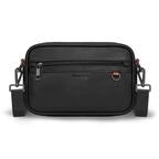Front. Champs - Onyx Collection Leather Camera Bag - Black.