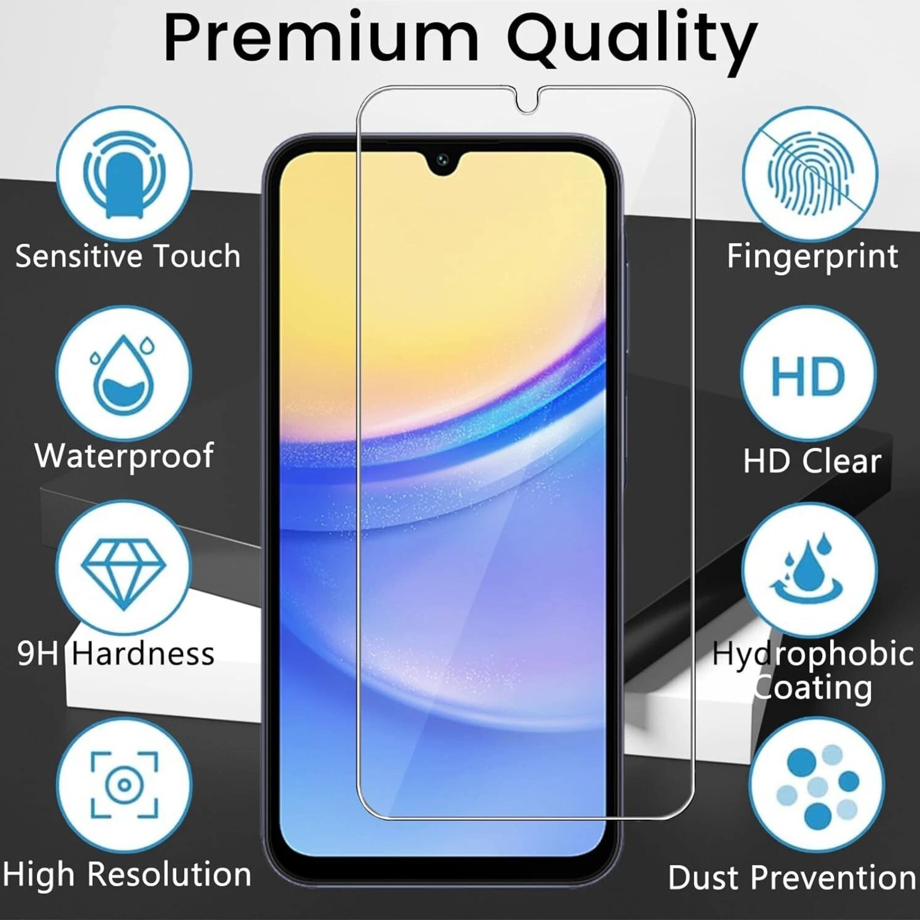 Premium Quality Sensitive Touch Fingerprint HD Waterproof HD Clear 9H Hardness Hydrophobic Coating High Resolution Dust Prevention
