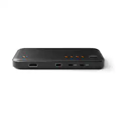 Front. VITURE - Pro Mobile Dock - Immersive XR Experience for Switch 2, Co-op Stream & Play, 2D/3D Content - Black.