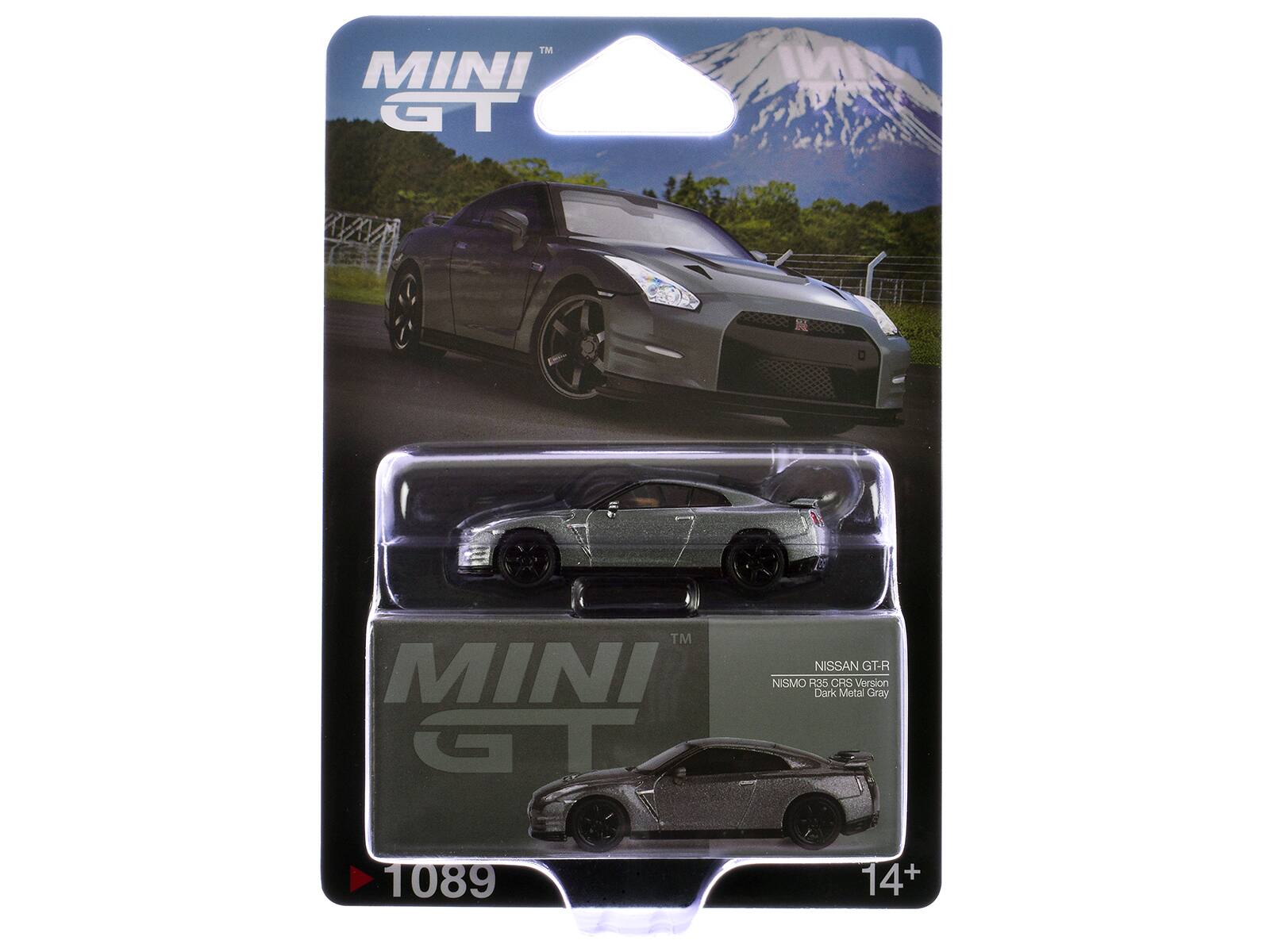 MINI GT  
MINI GT N  
TM MINI GT  
NISSAN GT-R NISMO  
R35 CR Version  
Dark Metal Gray  
1089  
14+