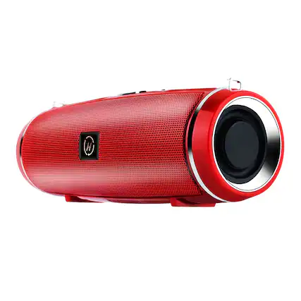 Front. Kitcheniva - Bluetooth 5.1 Speaker Wireless Waterproof Outdoor Stereo - Red.