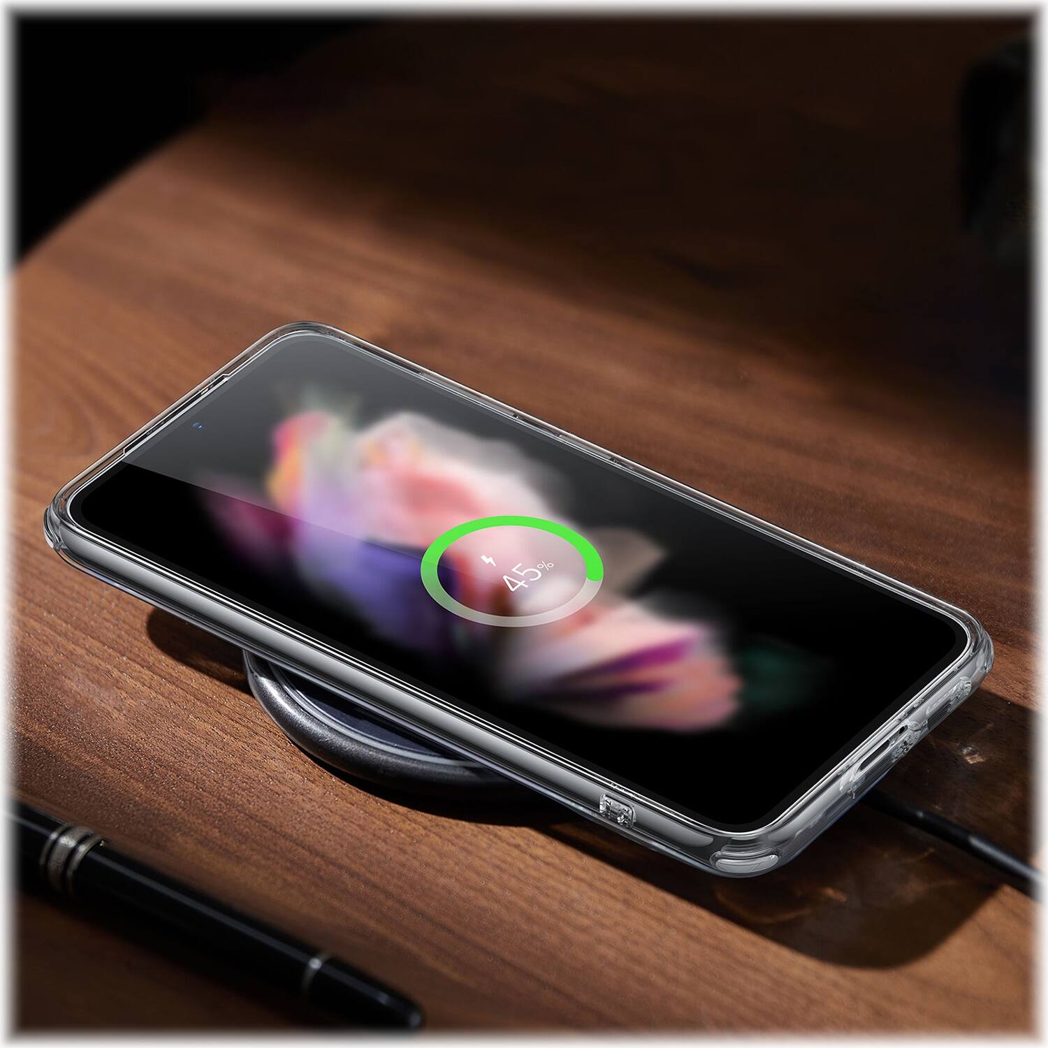 Alt View 14. SaharaCase - AirShield Boost Kickstand Series Case for Samsung Galaxy S23 - Clear.