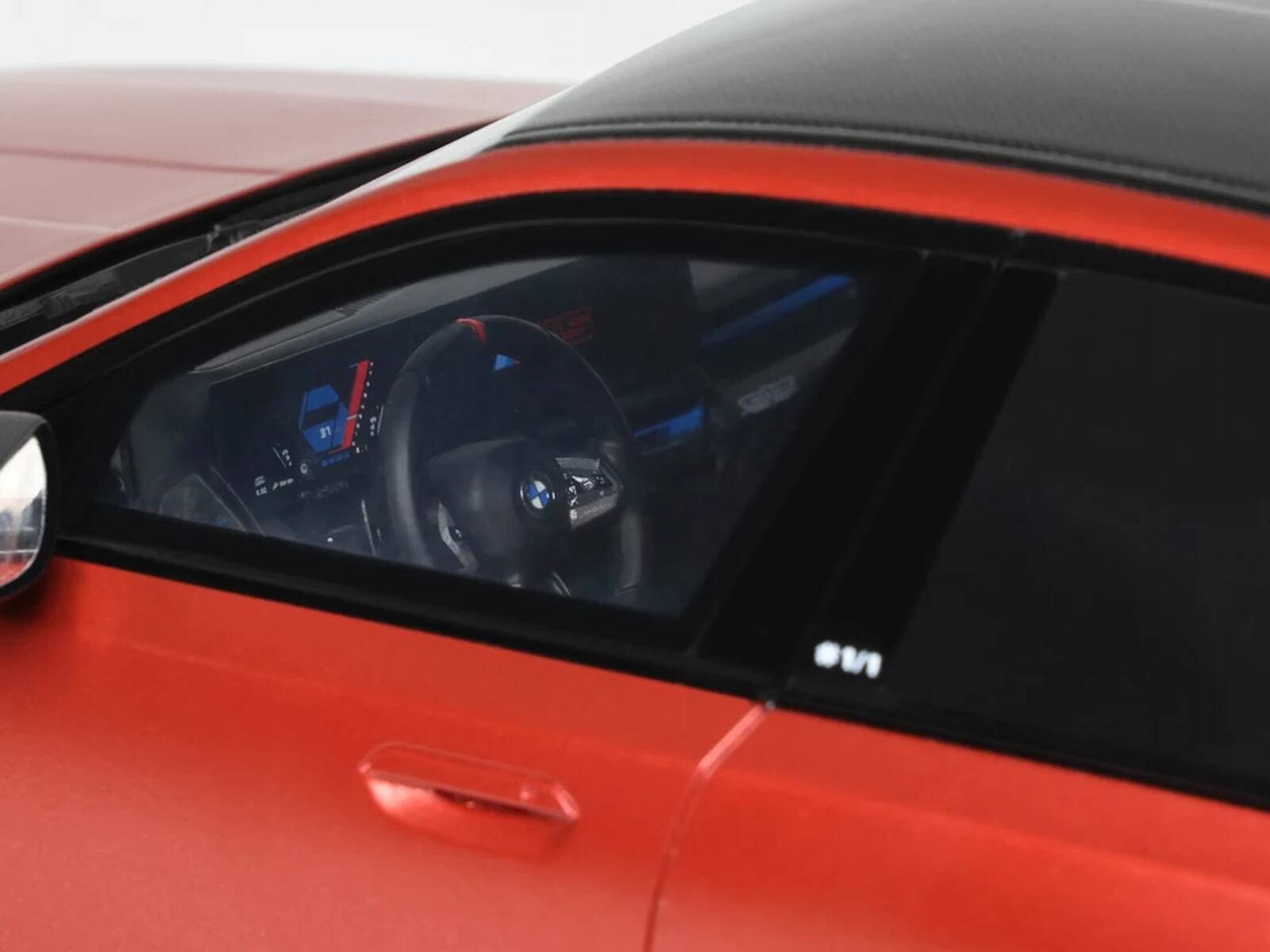 Alt View 1. GT Spirit - 2025 BMW M5 (G90) Pebble Beach Edition Fire Orange Metallic with Black Top 1/18 Model Car by GT Spirit.