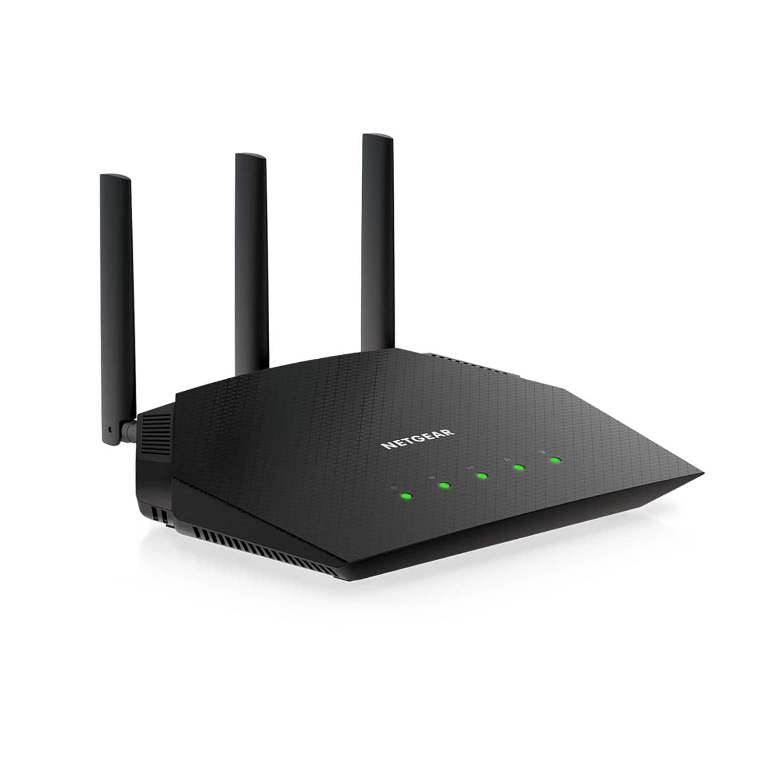 NETGEAR - AX1800 Wi-Fi 6 Router - Black - Angle_Zoom