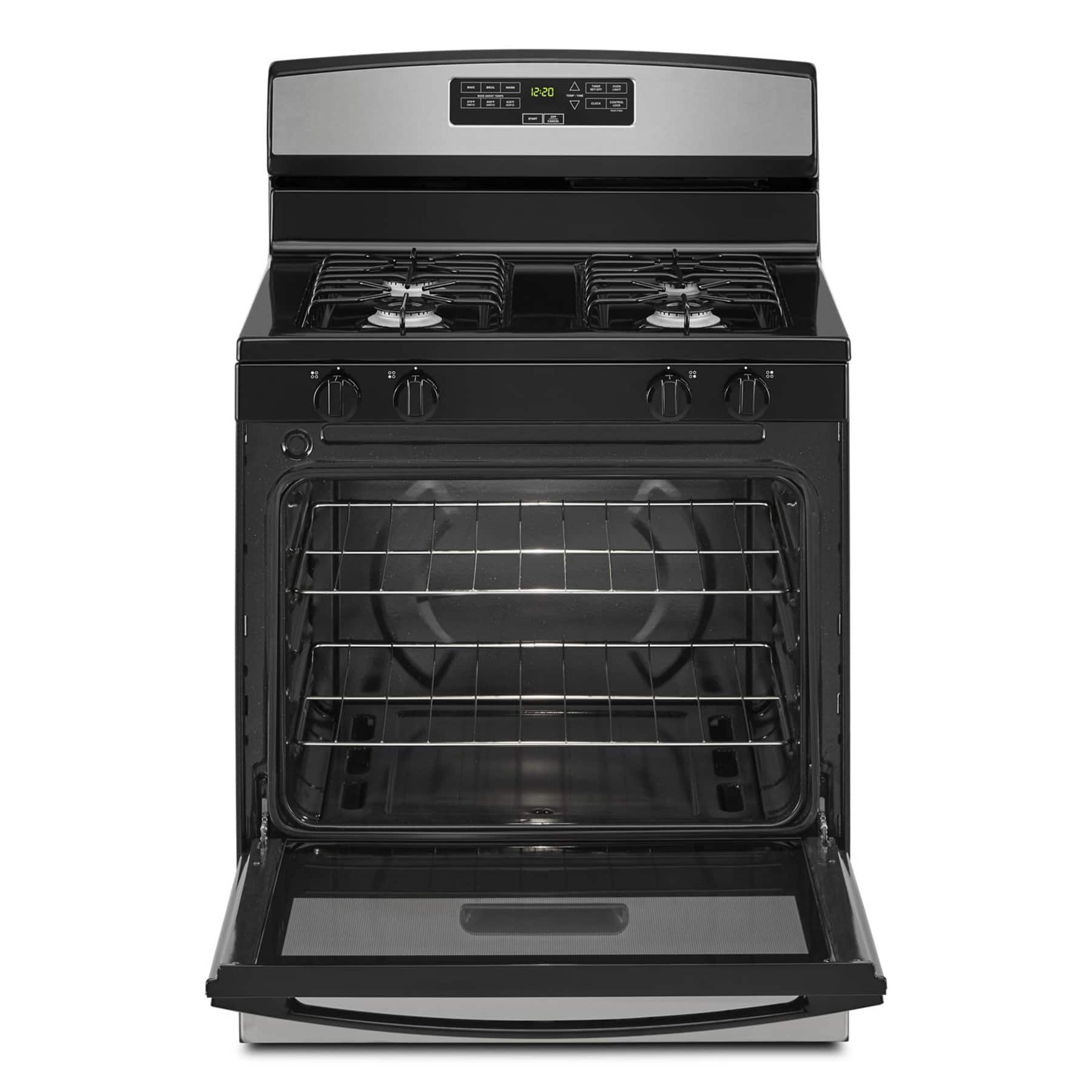 Amana – 5.1 Cu. Ft. Freestanding Gas Range with Bake Assist Temps – Stainless Steel Sansujyuku sansujyuku.com