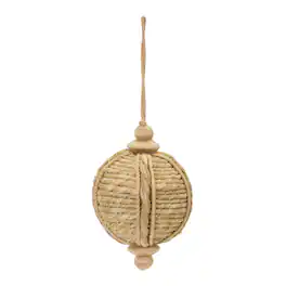 BreeBe - Jute Onion Ornament (Set of 6) - Brown