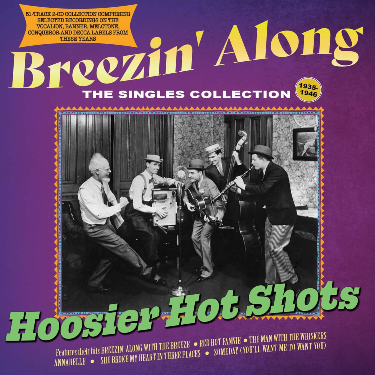 Hoosier Hot Shots - Breezin' Along: The Singles Collection 1935-46   - COMPACT DISCS [CD] price history on PriceWatchPro
