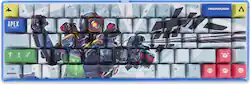 Higround - APEX Legends Basecamp 65+ 65% Wired Mechanical Pre-Lubed TTC Venus Linear Switch Gaming Keyboard w/ RGB Backlighting - Pathfinder Core - Front_Zoom