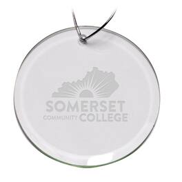 Jardine - Somerset Community College 3'' Round Glass Ornament - Multicolor