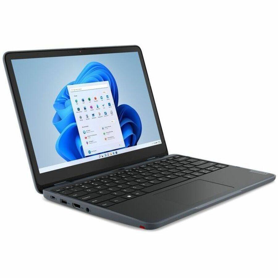 Alt View 1. Lenovo - Lenovo 500w Yoga Gen 4 82VQ000RUS 12.2" Touchscreen Convertible 2 in 1 Notebook - WUXGA - Intel Core i3 i3-N300 - 8 GB - - Slate Gray.
