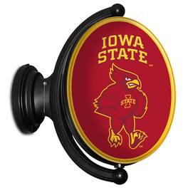 The Fan-Brand - Iowa State Cyclones 23'' x 21'' Mascot Illuminated Rotating Wall Sign - Multicolor
