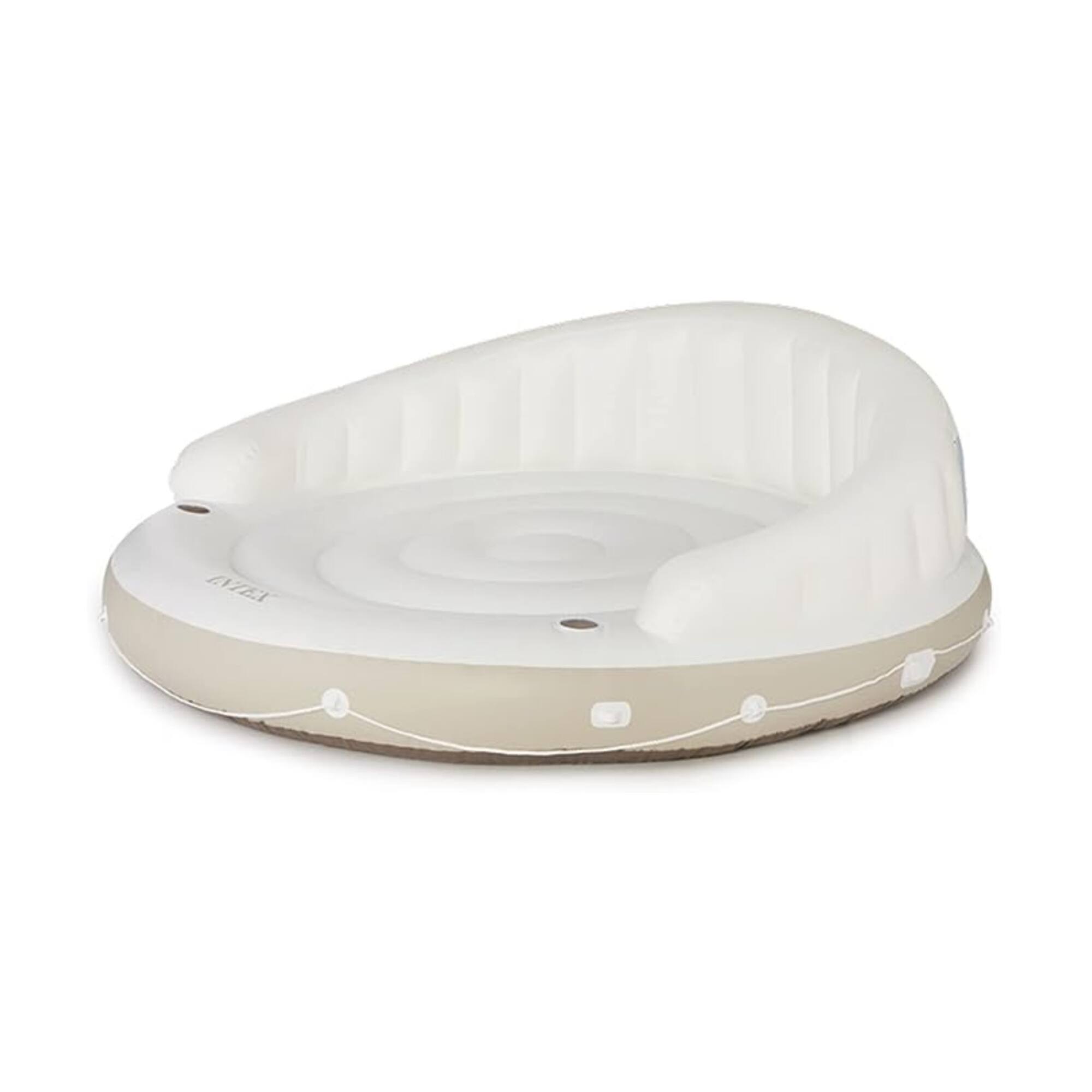 Back. Intex - Intex Inflatable Canopy Island Float Lounge, 78.5" x 59".