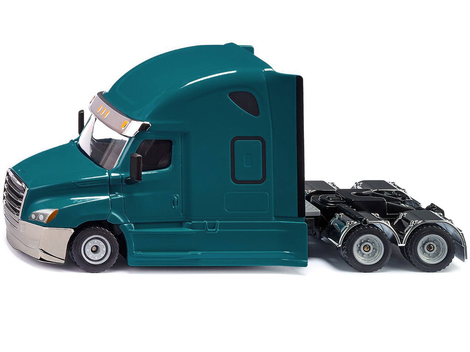 Angle. SIKU - Freightliner Cascadia Tractor Truck Teal 1/50 Diecast Model by Siku - Teal.