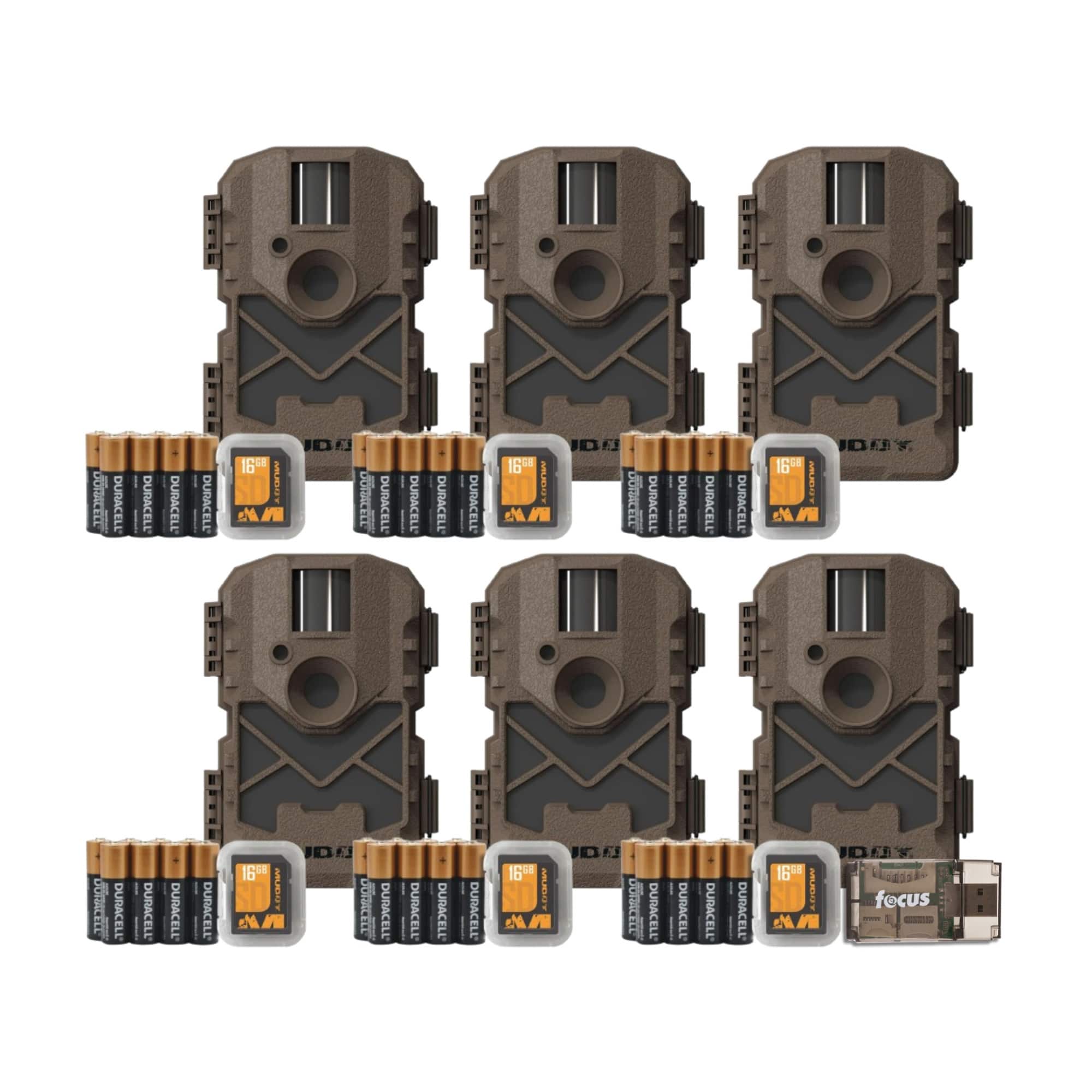 Muddy - Pro Cam 20 720p Trail Camera Bundle with SD Card, Batteries, Card Reader