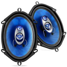 Pyle - 5” x 7” Car Sound Speaker (Pair) - Upgraded - Black