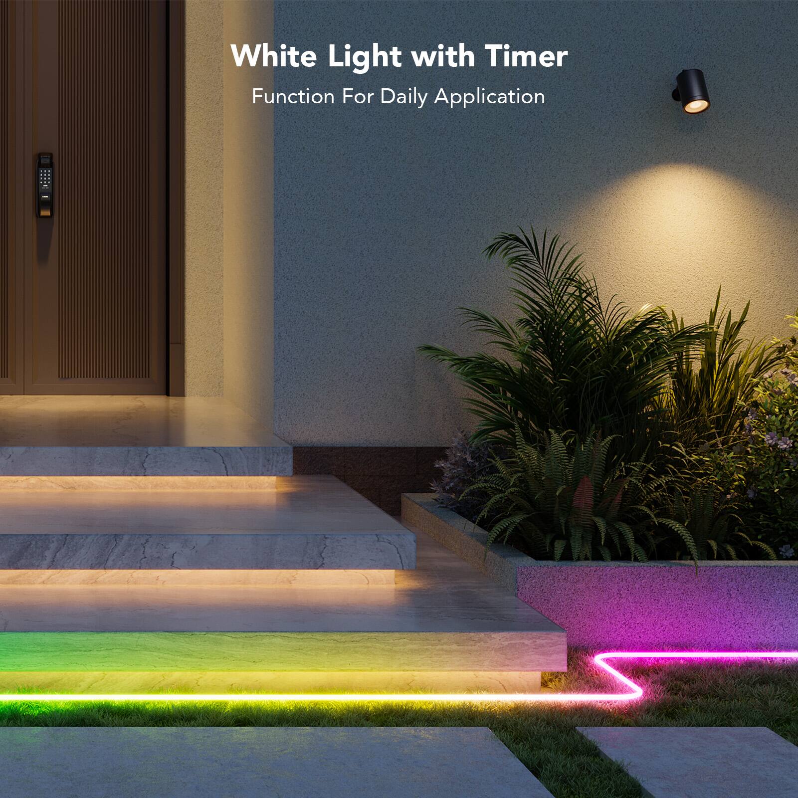 White Light with Timer Function for Daily Application