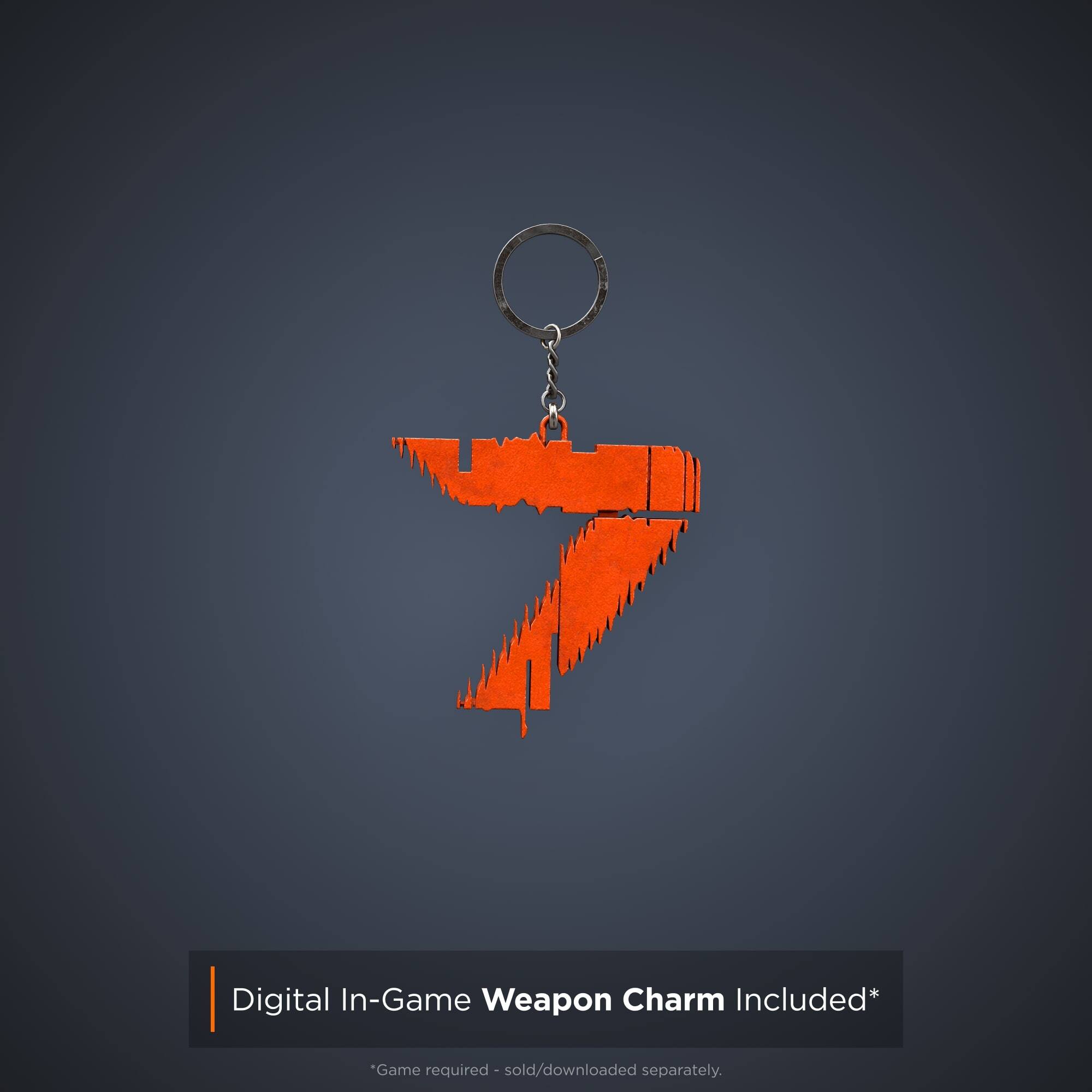 Digital In-Game Weapon Charm Included*  
*Game required - sold/downloaded separately.