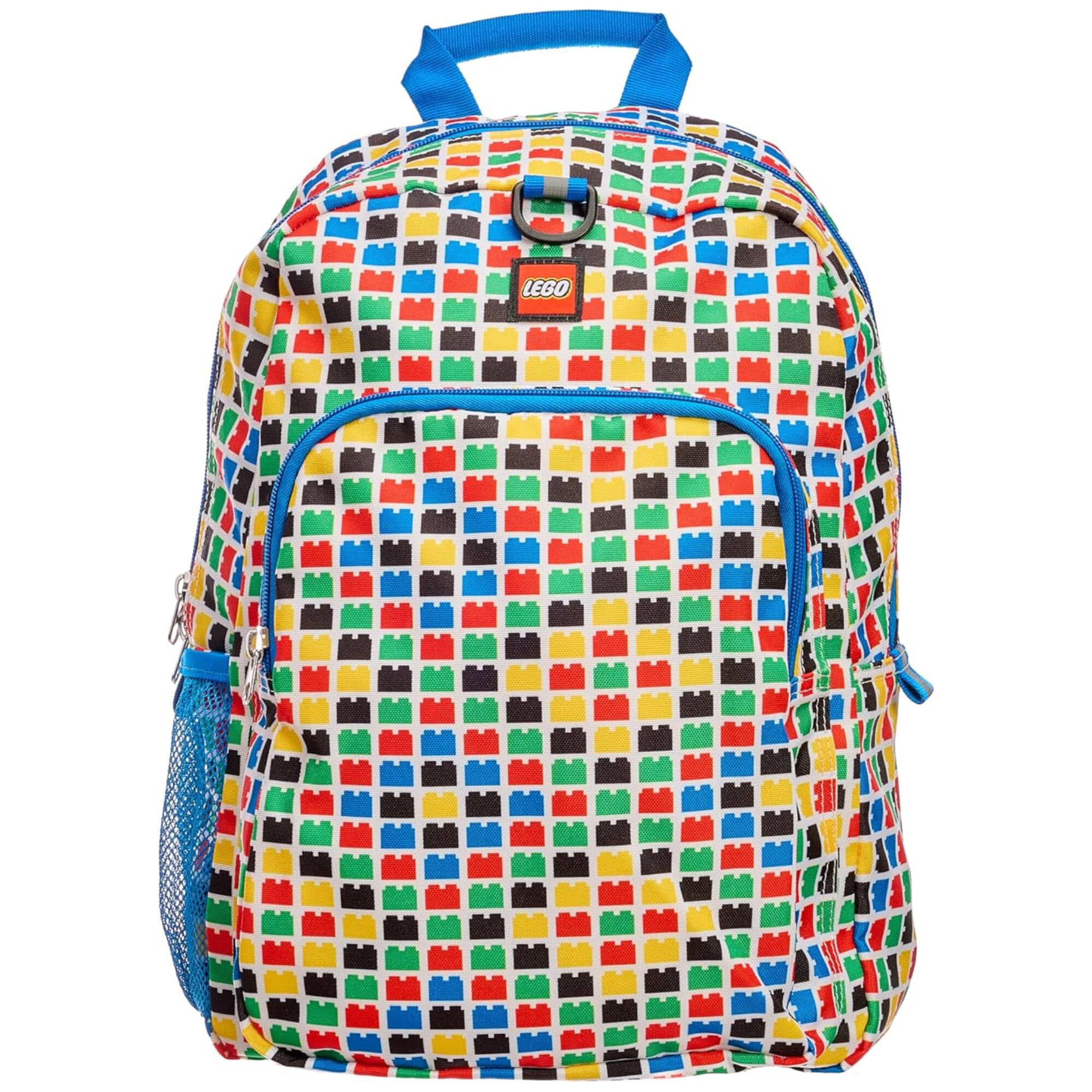 Alt View 1. LEGO - LEGO  Iconic Prints Kids School Backpack, for Travel, On-the-Go, Back to School with Adjustable Padded Straps - Multicolored.